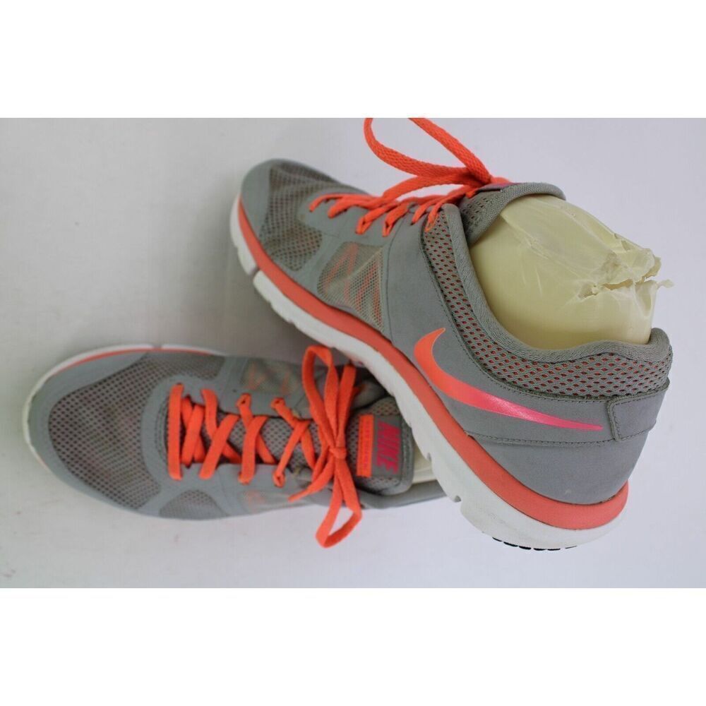 Nike Womens Flex 2014 Run 642767-081 Gray Running Shoes Sneakers Size 11 US